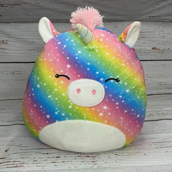Squishmallow 13” Prim Unicorn Rainbow Pride